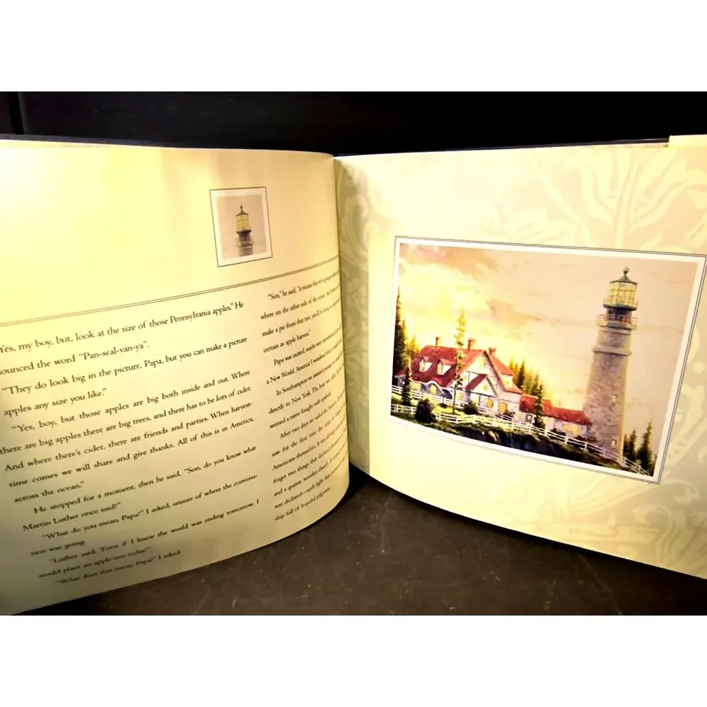 2034.  Thomas Kinkade The Spirit of America Hardback Coffee Table Book 1998